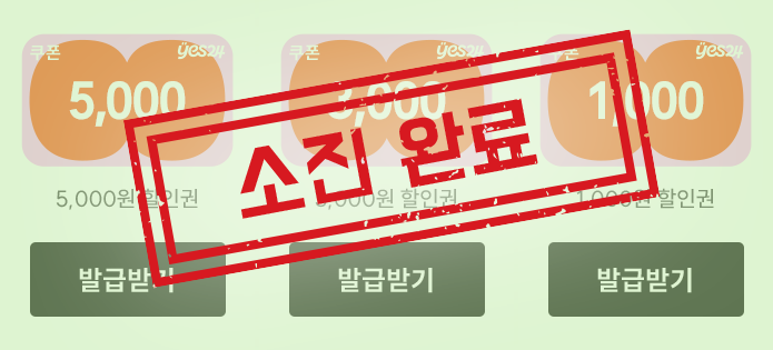 쿠폰 5000 할인